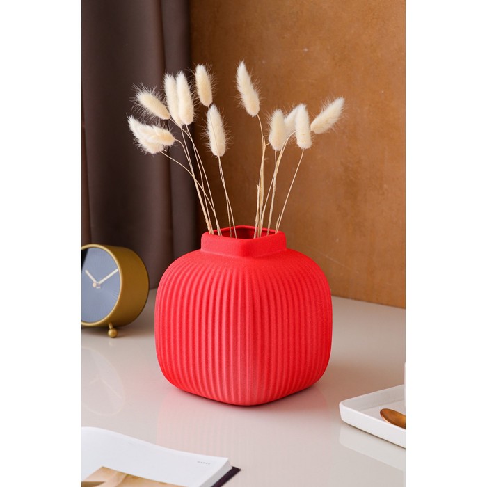 Ваза керамическая "Милан", настольная, коралловая, 18 см
Ваза керамическая "Милан", настольная, коралловая, 18 см