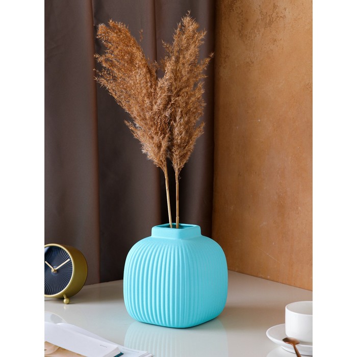 Ваза керамическая "Милан", настольная, бирюзовая, 18 см
Ваза керамическая "Милан", настольная, бирюзовая, 18 см