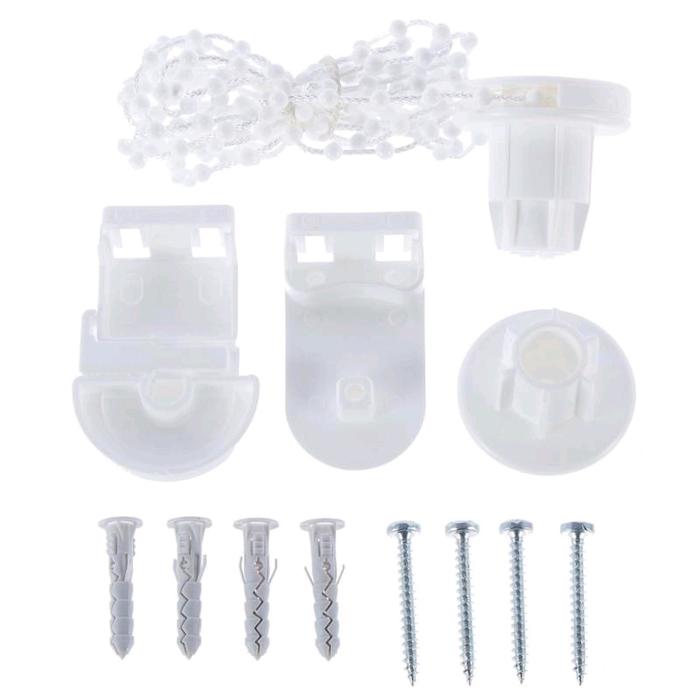 фото Рулонная штора блэкаут «слоновая кость», 160х175 см, цвет бежевый decofest