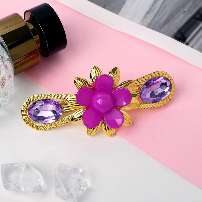 Заколка-автомат для волос "Самоцветы" 8 см глянцевый цветок, микс
Заколка-автомат для волос "Самоцветы" 8 см глянцевый цветок, микс