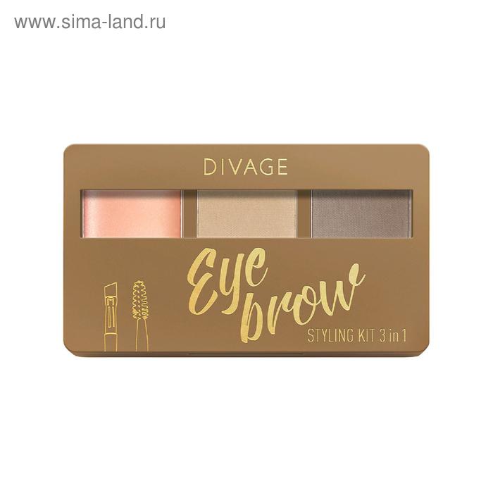 Набор для бровей с воском Divage Eyebrow Styling Kit 3 in 1, № 01
Набор для бровей с воском Divage Eyebrow Styling Kit 3 in 1, № 01