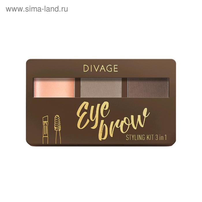 Набор для бровей с воском Divage Eyebrow Styling Kit 3 in 1, № 02
Набор для бровей с воском Divage Eyebrow Styling Kit 3 in 1, № 02