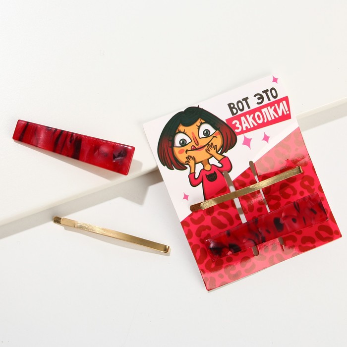 Заколки для волос "Вот это заколки!", 2 шт.
Заколки для волос "Вот это заколки!", 2 шт.