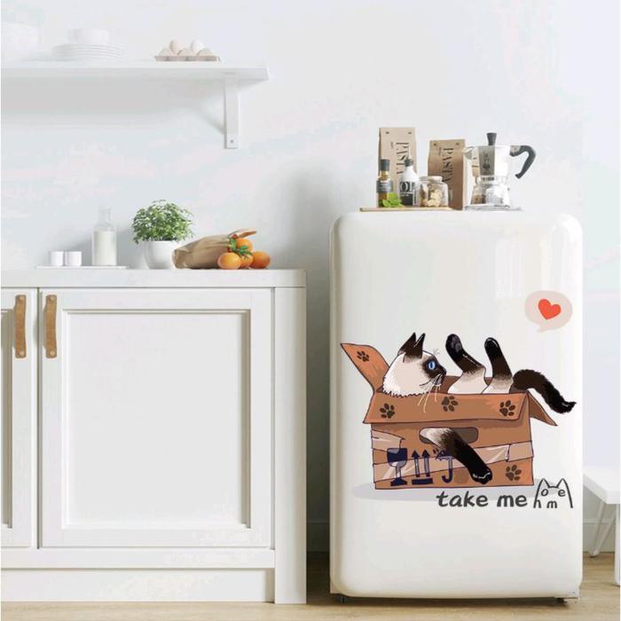 Наклейка пластик интерьерная "Сиамский кот в коробке" 30х40 см
Наклейка пластик интерьерная "Сиамский кот в коробке" 30х40 см