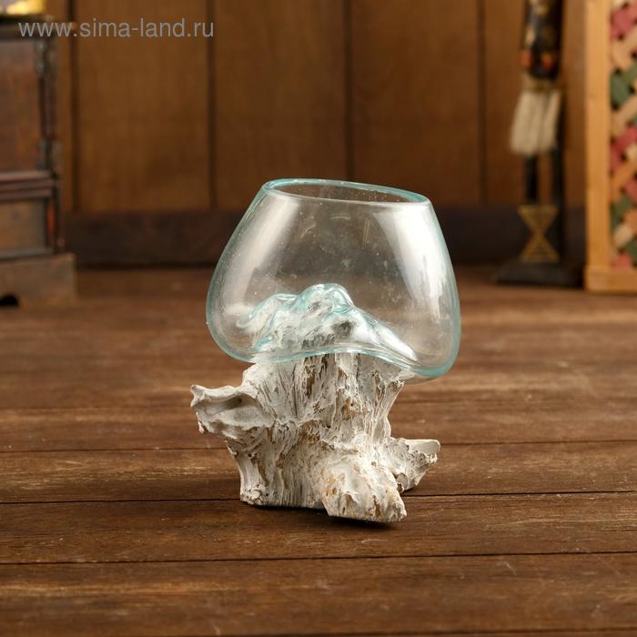 Вазон стекло на коряге "Долина" 15х18х15 см
Вазон стекло на коряге "Долина" 15х18х15 см