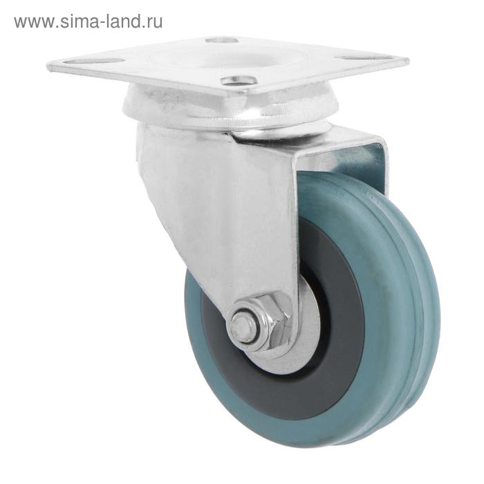 Колесо d=50 мм, на площадке, поворотное, серое
Колесо d=50 мм, на площадке, поворотное, серое