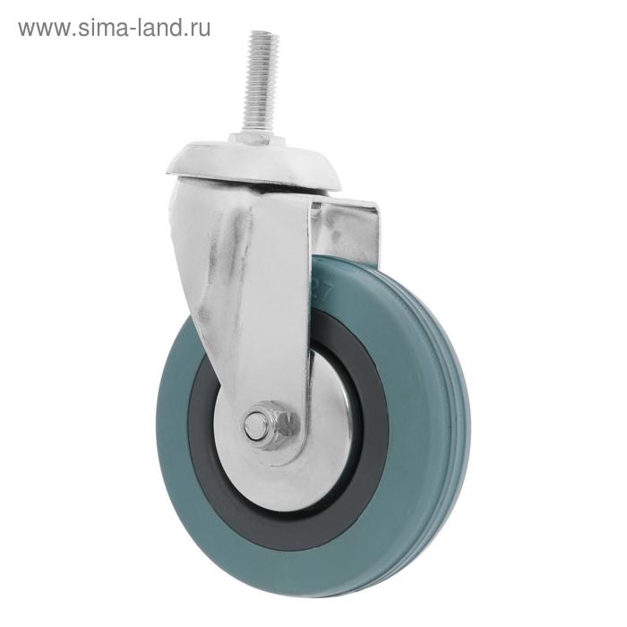 Колесо d=100 мм, на штыре М12, поворотное, серое
Колесо d=100 мм, на штыре М12, поворотное, серое