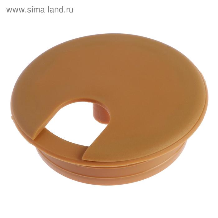 Заглушка меб. для кабеля d=62, цвет бук 
Заглушка меб. для кабеля d=62, цвет бук