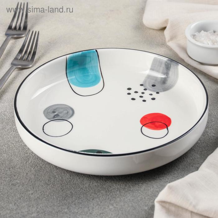 фото Тарелка керамическая «орфизм», d=21 см