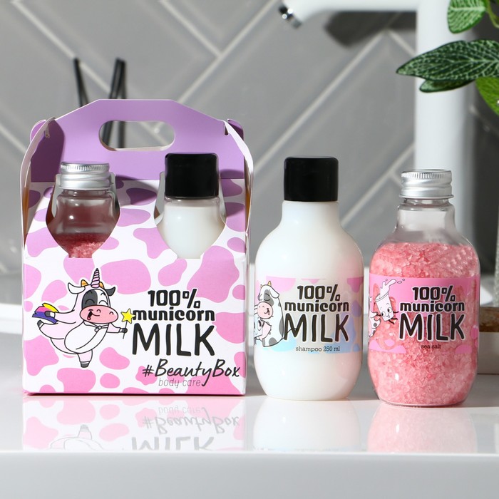 Набор молочный 100% municorn: гель для душа, шампунь, соль, жемчуг
Набор молочный 100% municorn: гель для душа, шампунь, соль, жемчуг