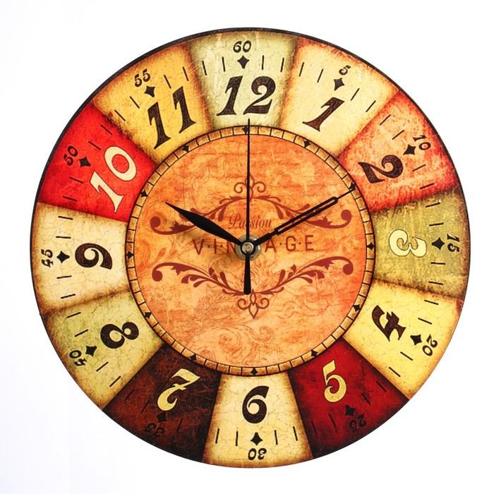 Часы настенные "Винтаж", d-23.5. плавный ход
Часы настенные "Винтаж", d-23.5. плавный ход