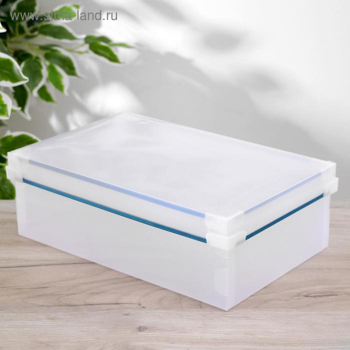 Короб для хранения с крышкой «Моно», 31×20×11 см, цвет прозрачный
Короб для хранения с крышкой «Моно», 31×20×11 см, цвет прозрачный