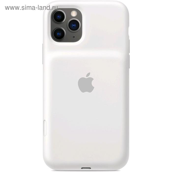 фото Чехол-батарея apple для iphone 11 pro (mwvm2zm/a), беспроводная зарядка, белый