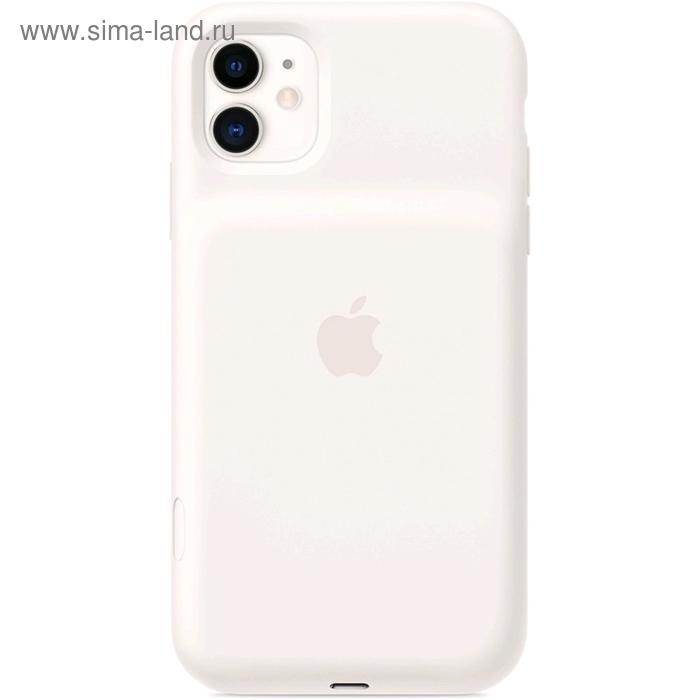 фото Чехол-батарея apple для iphone 11 (mwvj2zm/a), беспроводная зарядка, белый
