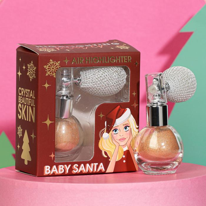 Мерцающий хайлайтер с помпой Santa Baby 
Мерцающий хайлайтер с помпой Santa Baby