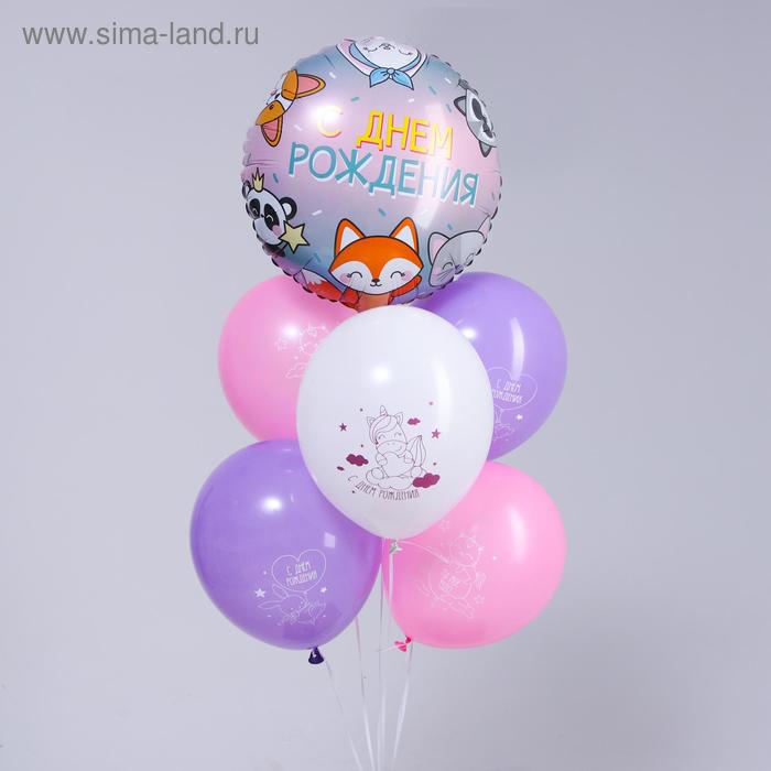 Набор шаров «С днём рождения», зверята, фольга, латекс, набор 6 шт.
Набор шаров «С днём рождения», зверята, фольга, латекс, набор 6 шт.