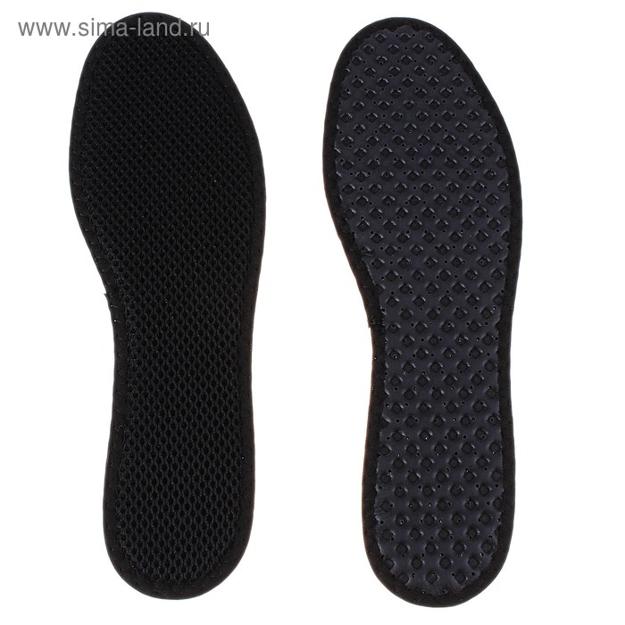 фото Стельки для обуви текстильные, с активированным углём, антибактериальные, размер 39-40 corbby