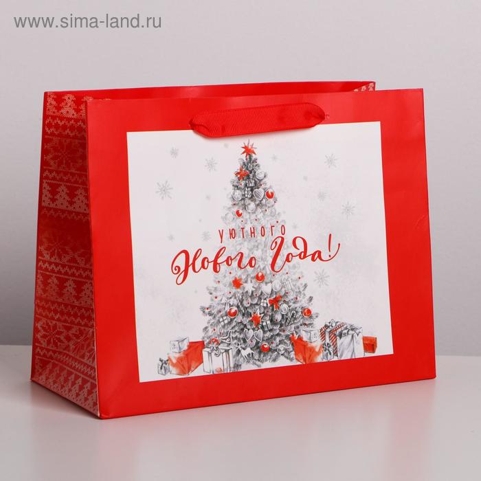 Пакет ламинированный горизонтальный «Уютного Нового года», MS 23 × 18 × 10 см
Пакет ламинированный горизонтальный «Уютного Нового года», MS 23 × 18 × 10 см