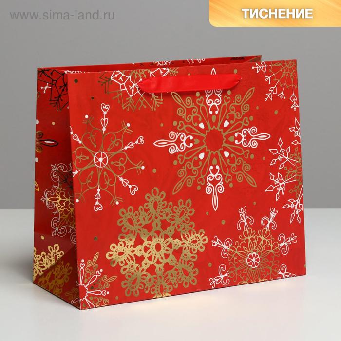 Пакет ламинированный горизонтальный «Новогоднее великолепие», ML 27 × 23 × 11,5 см
Пакет ламинированный горизонтальный «Новогоднее великолепие», ML 27 × 23 × 11,5 см