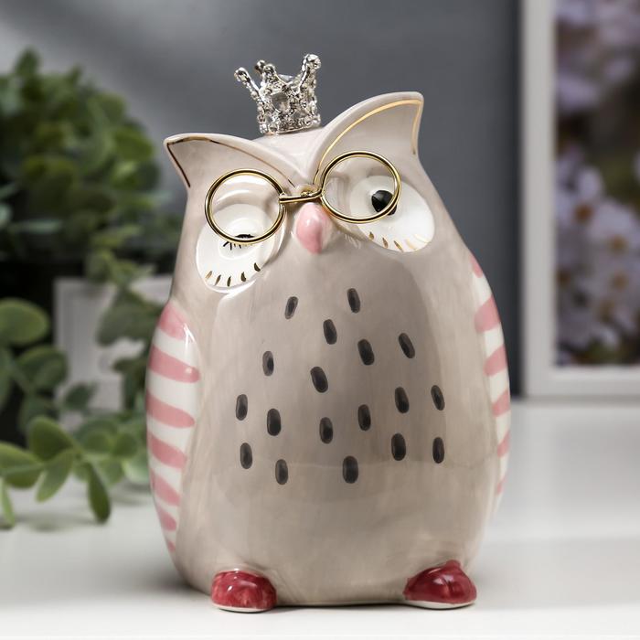 Сувенир керамика "Совушка в короне и очках" розово-серая 14,5х8,3х9,7 см
Сувенир керамика "Совушка в короне и очках" розово-серая 14,5х8,3х9,7 см