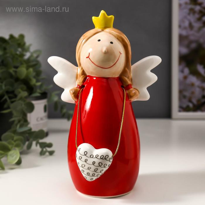 Сувенир керамика "Ангелочек в короне с сердцем в руках" красный 20х8,2х13,8 см
Сувенир керамика "Ангелочек в короне с сердцем в руках" красный 20х8,2х13,8 см