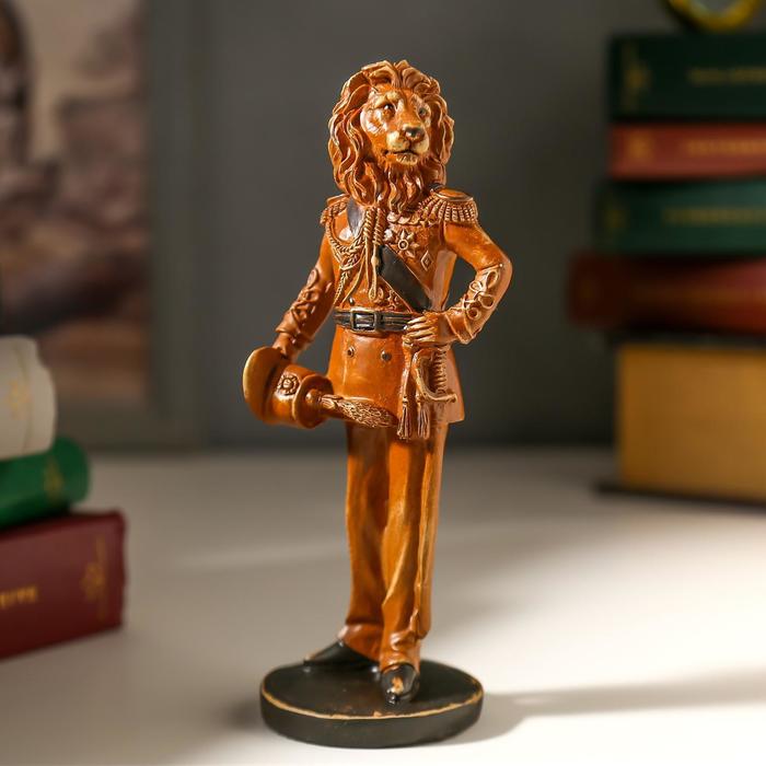 Сувенир полистоун "Лев в генеральском мундире" под дерево 16х6х7,5 см
Сувенир полистоун "Лев в генеральском мундире" под дерево 16х6х7,5 см