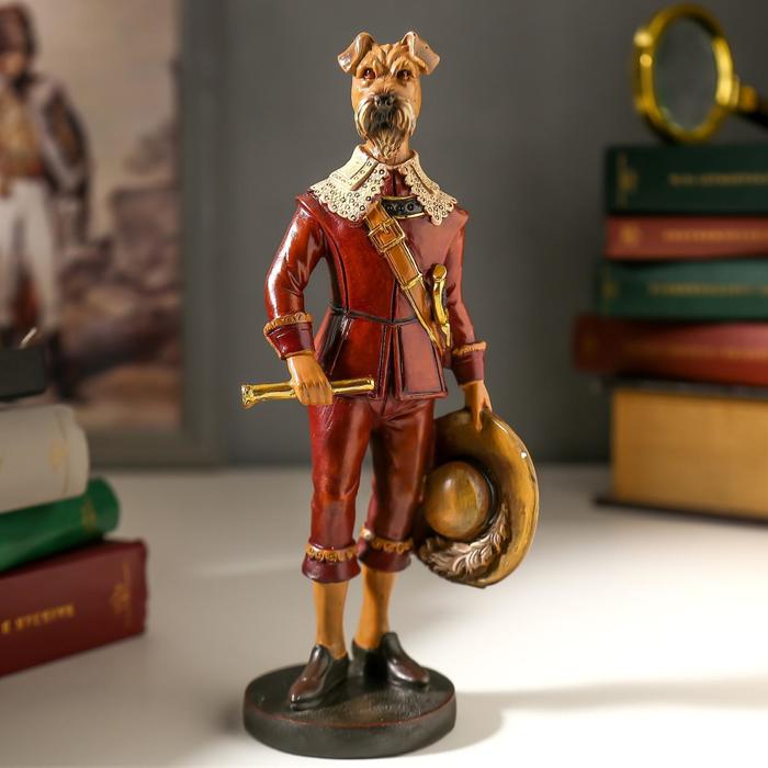 Сувенир полистоун "Пёс Мушкетёр в бордовом камзоле" под дерево 21х8х9 см
Сувенир полистоун "Пёс Мушкетёр в бордовом камзоле" под дерево 21х8х9 см