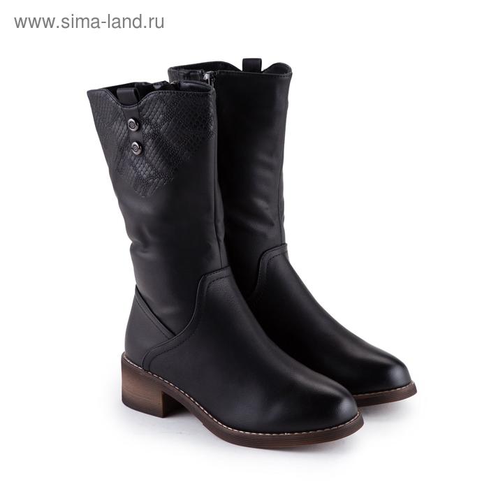 Сапоги женские, цвет чёрный, размер 40
Сапоги женские, цвет чёрный, размер 40