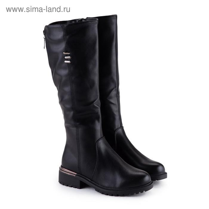 Сапоги женские, цвет чёрный, размер 37
Сапоги женские, цвет чёрный, размер 37