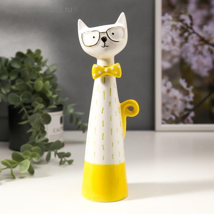 Сувенир керамика "Котик в очках и бабочке" цветной 20,3х6,3х6,8 см
Сувенир керамика "Котик в очках и бабочке" цветной 20,3х6,3х6,8 см