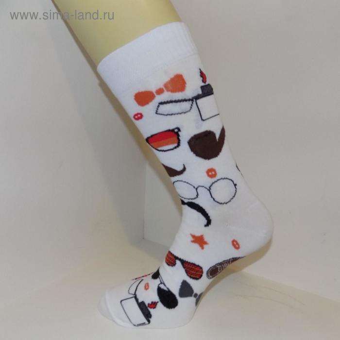 фото Носки мужские, размер 27-29, цвет белый, 15 шт. в наборе лысьвенская мануфактура