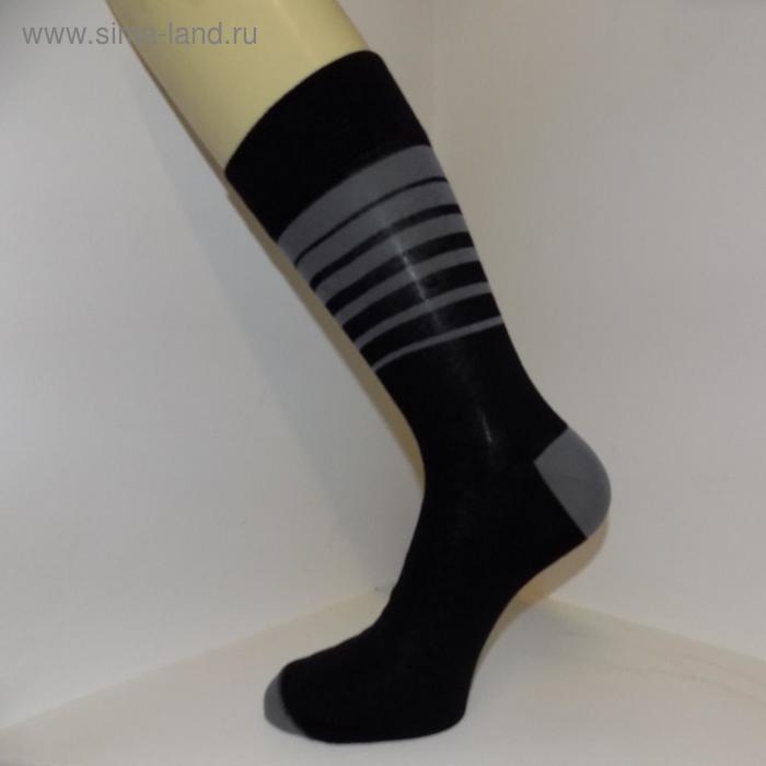 фото Носки мужские, размер 25, цвет чёрный, 5 шт. в наборе лысьвенская мануфактура