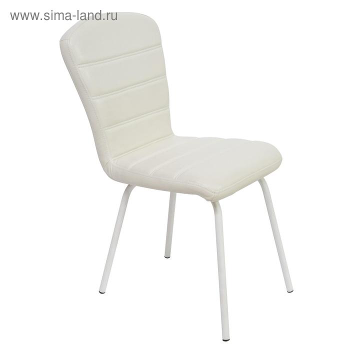 Стул «Хельга 1», каркас металл белый, кожзам милк
Стул «Хельга 1», каркас металл белый, кожзам милк