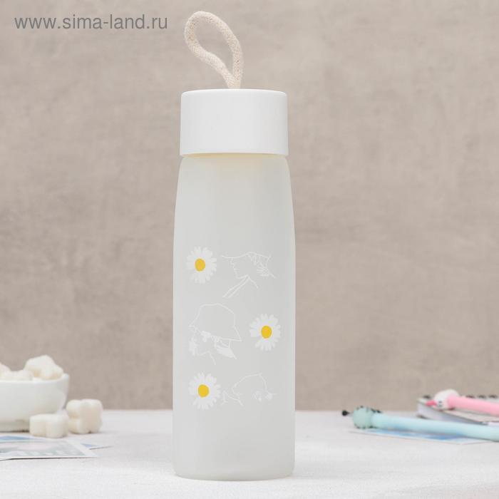 фото Бутылка «ромашки», 500 мл, 7х21 см, рисунок микс