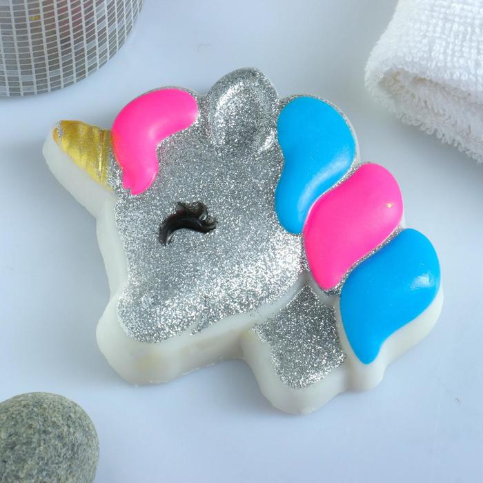 Фигурное мыло "Единорог" 100гр 
Фигурное мыло "Единорог" 100гр