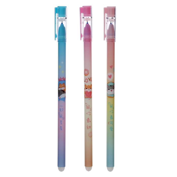 УЦЕНКА! Ручка гелевая со стираемыми чернилами 0,38 мм, стержень синий, корпус с рисунком МИКС (не все пишут)
УЦЕНКА! Ручка гелевая со стираемыми чернилами 0,38 мм, стержень синий, корпус с рисунком МИКС (не все пишут)