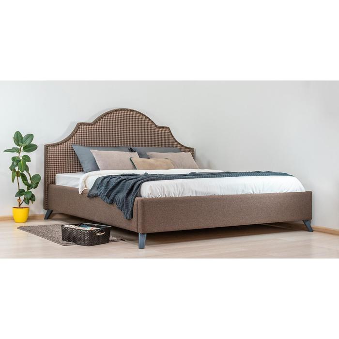 Кровать Фаина, 1600х2000, ортопедическое осн+ПМ, Коричневый 
Кровать Фаина, 1600х2000, ортопедическое осн+ПМ, Коричневый