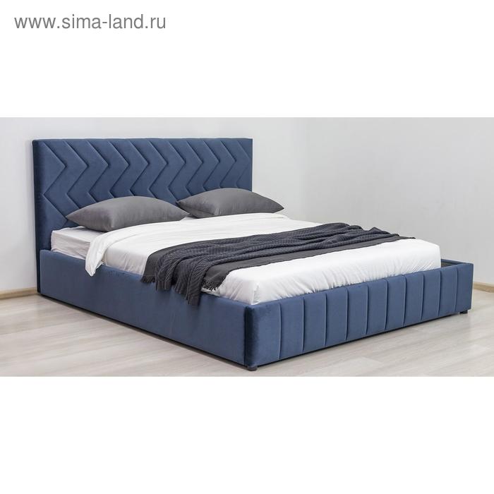 Кровать Милана 1600х2000, ортопедическое осн+ПМ, Полуночно-синий/Океан
Кровать Милана 1600х2000, ортопедическое осн+ПМ, Полуночно-синий/Океан