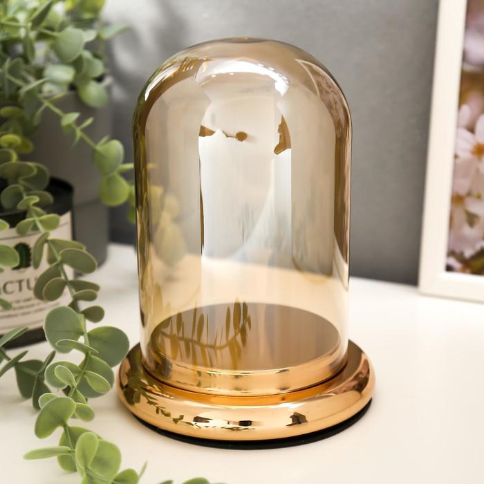 Подсвечник стекло на 1 свечу "Колба" золотая карамель 17х12,5х12,5 см
Подсвечник стекло на 1 свечу "Колба" золотая карамель 17х12,5х12,5 см