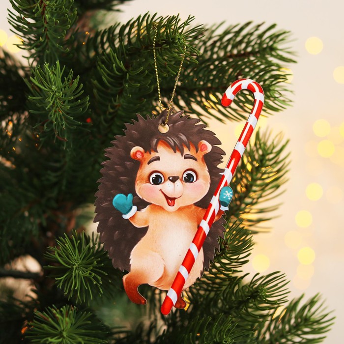 фото Подвеска «милый ёжик» лесная мастерская