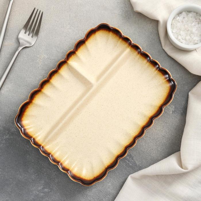 Менажница «Циркон», 20×15,5×2 см
Менажница «Циркон», 20×15,5×2 см