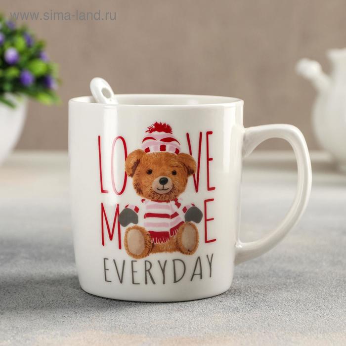 Кружка «Медвежонок», 250 мл, с ложкой, рисунок МИКС
Кружка «Медвежонок», 250 мл, с ложкой, рисунок МИКС