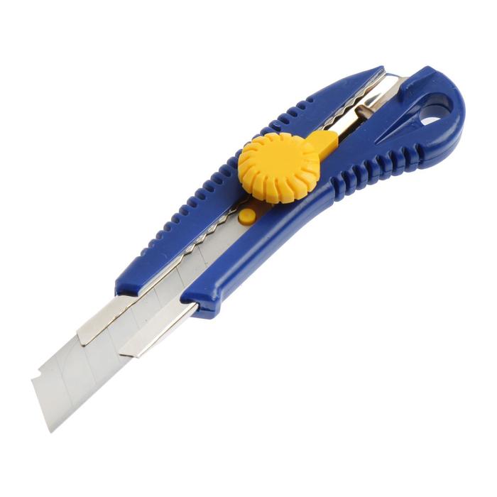 Нож усиленный KUBIS 04-03-0318, выдвижное лезвие, винтовой замок, 18 мм
Нож усиленный KUBIS 04-03-0318, выдвижное лезвие, винтовой замок, 18 мм