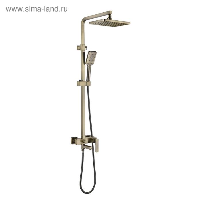 Душевая система Timo Torne SX-4320/02, однорычажная, тропический душ, ручная лейка, антик
Душевая система Timo Torne SX-4320/02, однорычажная, тропический душ, ручная лейка, антик