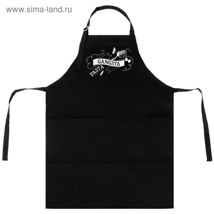 Фартук Gangsta Pasta, цвет чёрный 
Фартук Gangsta Pasta, цвет чёрный