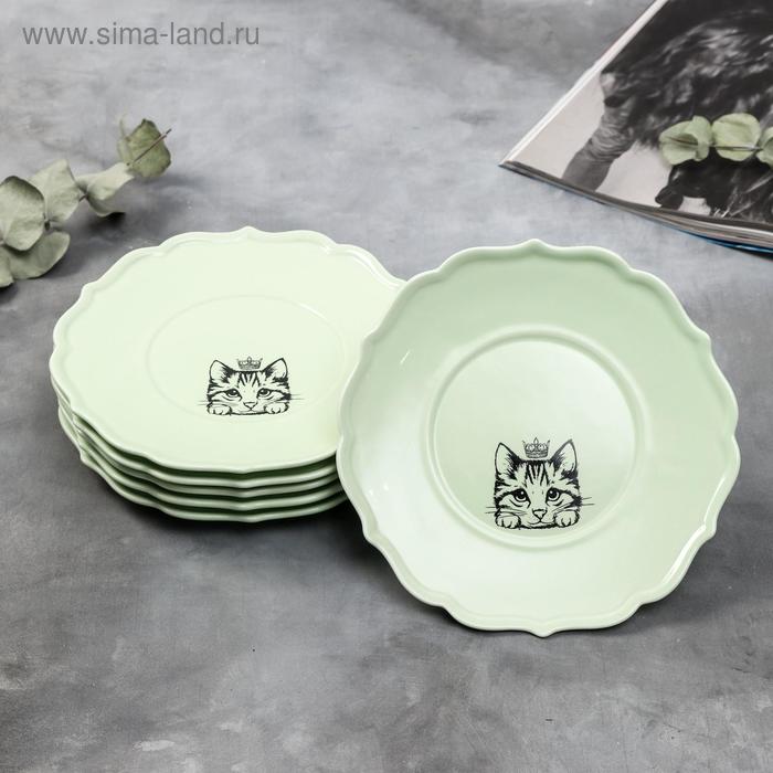 Набор тарелок «Кошка», 20 см, зелёные, 6 шт
Набор тарелок «Кошка», 20 см, зелёные, 6 шт
