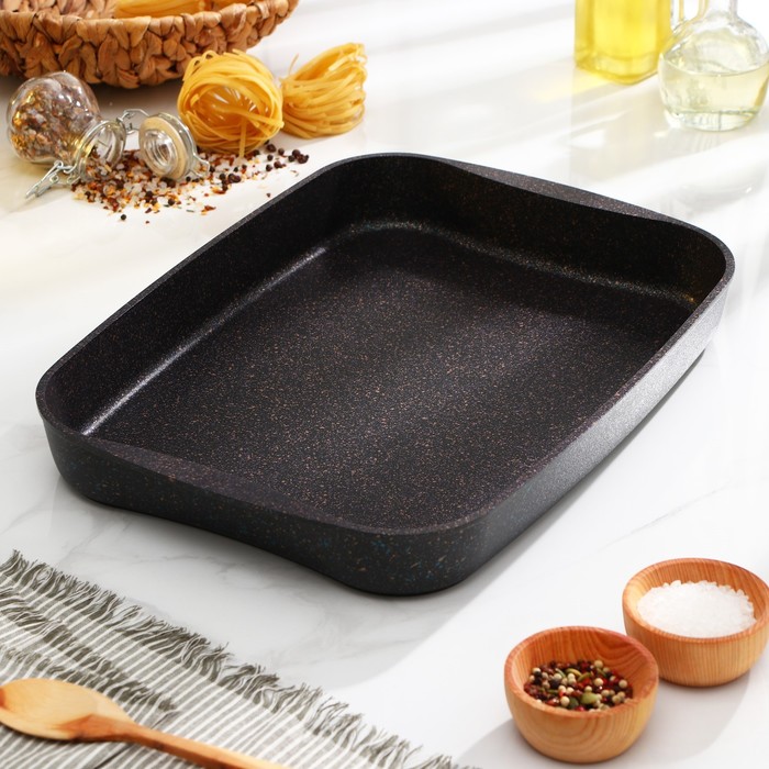 Противень Granit Ultra blue, 40×29,5×5 см, антипригарное покрытие, цвет чёрный
Противень Granit Ultra blue, 40×29,5×5 см, антипригарное покрытие, цвет чёрный