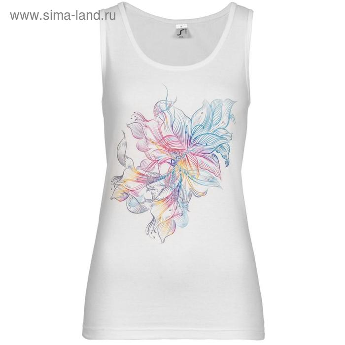Майка женская Vibrance, размер M, цвет белый
Майка женская Vibrance, размер M, цвет белый