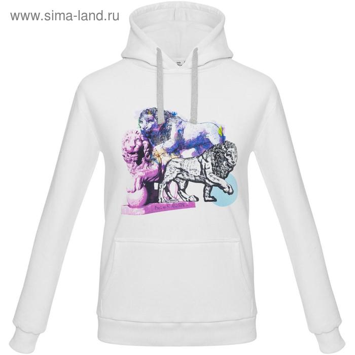 Толстовка унисекс LionMe, размер XS, цвет белый
Толстовка унисекс LionMe, размер XS, цвет белый
