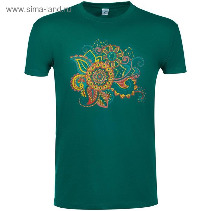 Футболка женская «Узор», размер XXL, цвет зелёный
Футболка женская «Узор», размер XXL, цвет зелёный